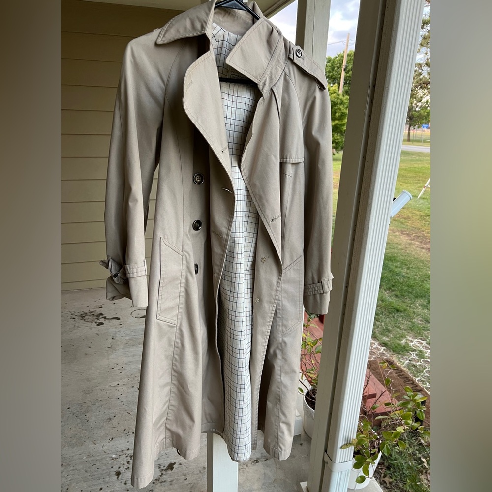 London Fog Trench Coat - Picture 2 of 13